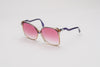 Vintage Silhouette Oversize Gradient Suns 70's